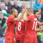 Milli takımımız, hazırlık maçında İrlanda'yı 2-1 yendi. 
