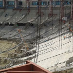 Timsah Arena'da çalışmalar son sürat devam ediyor...