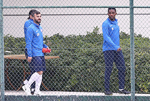 Eto'o Beşiktaş idmanını izledi