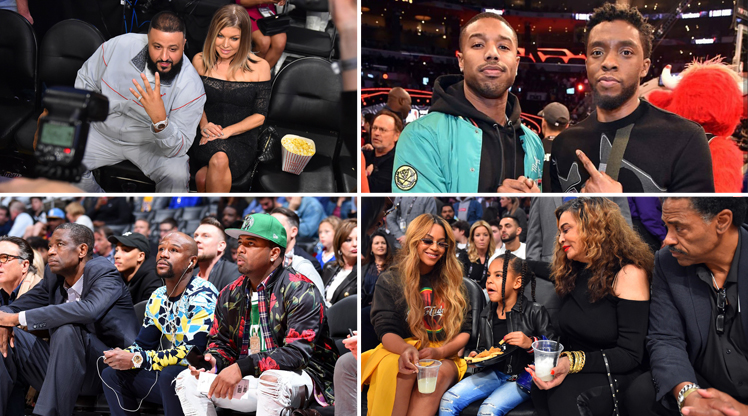 NBA All-Star'a ünlü akını