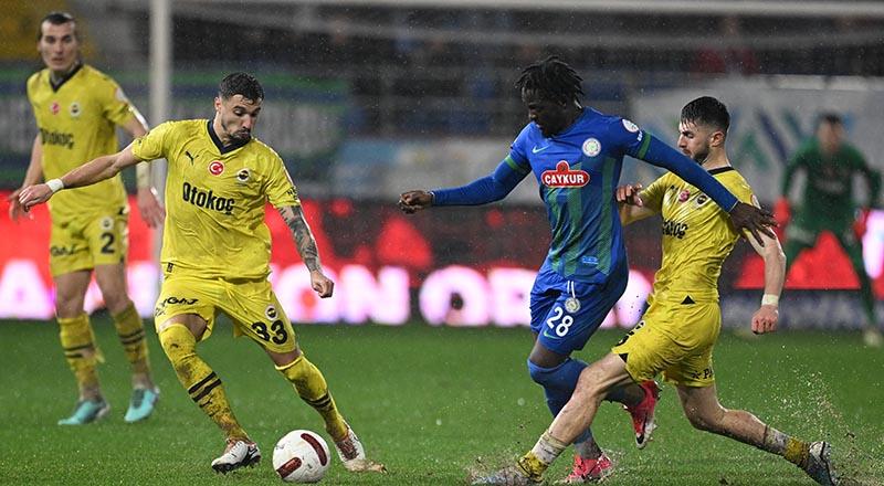 Çaykur Rizespor - Fenerbahçe maçının notları