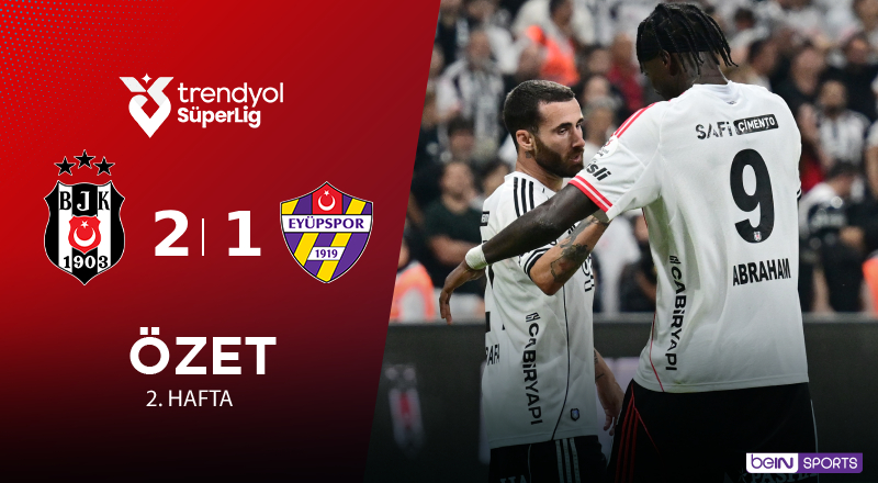 Beşiktaş 2-1 ikas Eyüpspor Maç Özeti