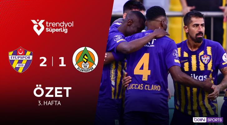 ikas Eyüpspor 2-1 Corendon Alanyaspor Maç Özeti