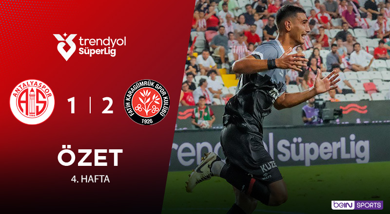 Hesap.com Antalyaspor 1-2 Mısırlı.com.tr Fatih Karagümrük Maç Özeti