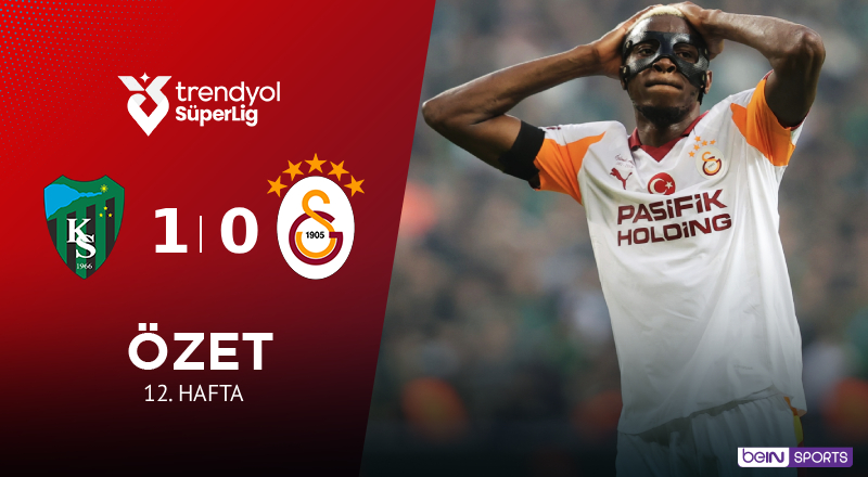 Kocaelispor 1-0 Galatasaray Maç Özeti