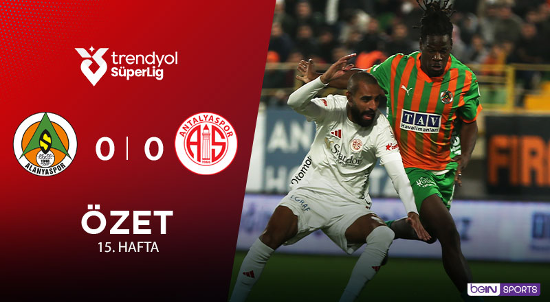 Corendon Alanyaspor 0-0 Hesap.com Antalyaspor Maç Özeti