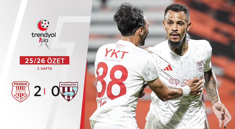 Atko Grup Pendikspor 2-0 Bandırma Spor Maç Özeti