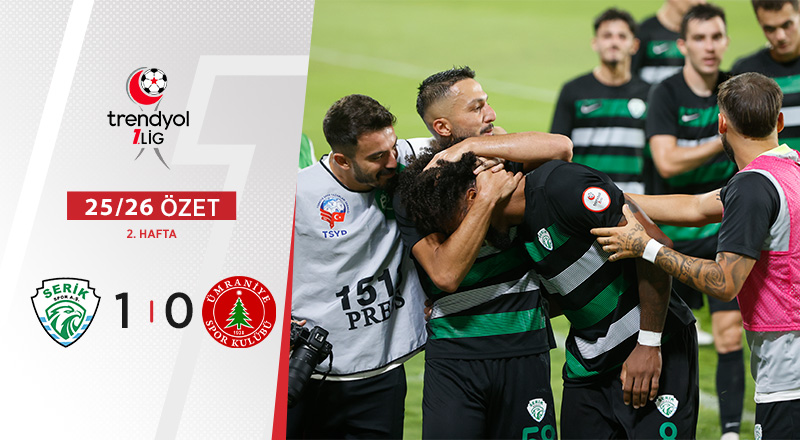 Serik Spor Futbol A.Ş. 1-0 Eminevim Ümraniyespor  Maç Özeti