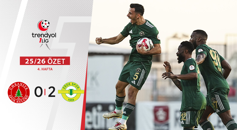 Eminevim Ümraniyespor  0-2 Esenler Erokspor Maç Özeti