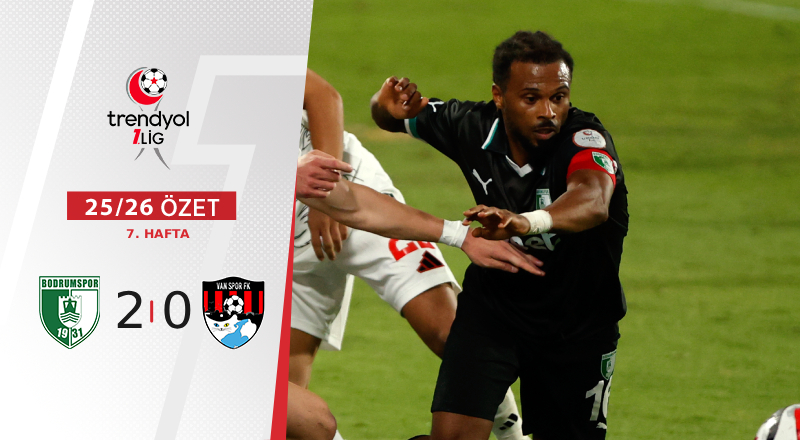 Sipay Bodrum FK 2-0 İmaj Altyapı Van Spor FK Maç Özeti