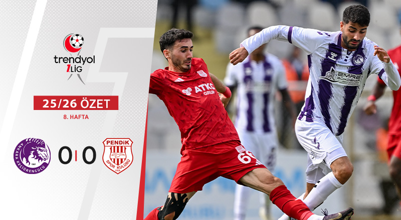 Emre Gökdemir İnşaat Ankara Keçiörengücü 0-0 Atko Grup Pendikspor Maç Özeti