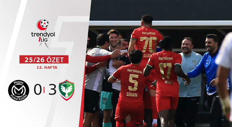 Manisa FK 0-3 Amed Sportif Faaliyetler Maç Özeti