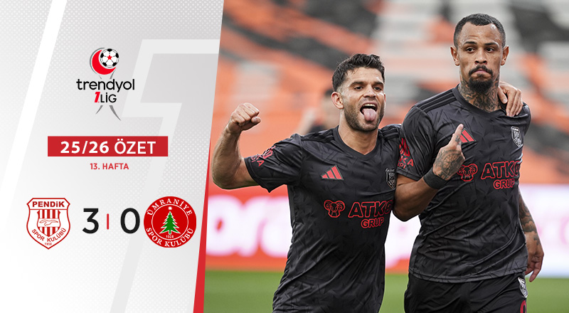 Atko Grup Pendikspor 3-0 Eminevim Ümraniyespor  Maç Özeti