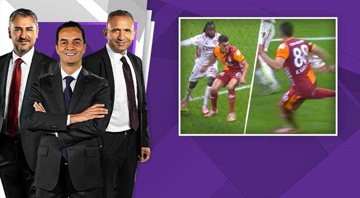 Galatasaray - Samsunspor maçının tartışmalı pozisyonları TRİO'da konuşuldu!